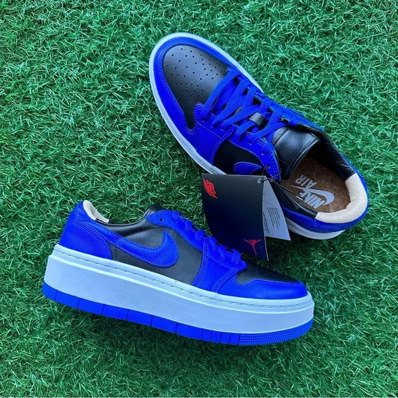 Nike Air Jordan 1 Elevate Low Black / Hyper Royal - Picture 3 of 9